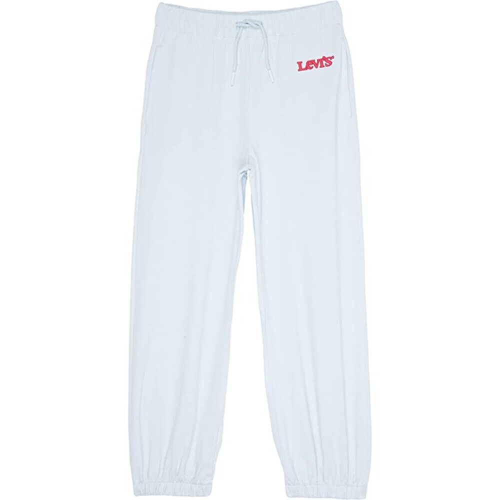 Levi's Benchwarmer Sweatpants Kids Large White Fleece Drawstring Jogger RED611